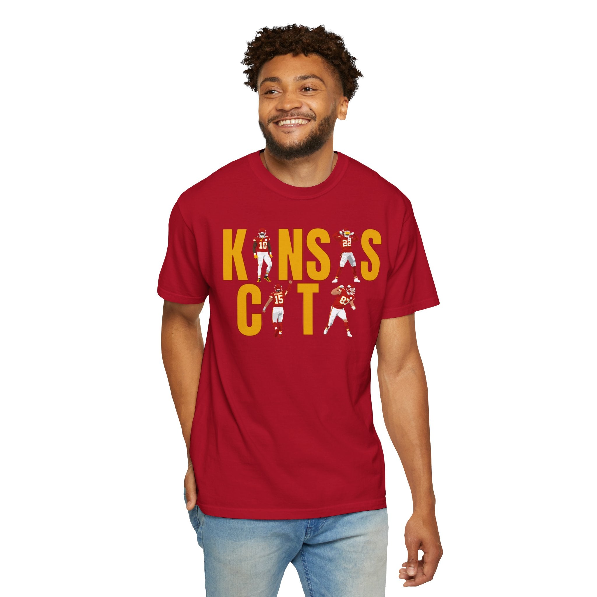Kansas City Football Garment-Dyed T-Shirt