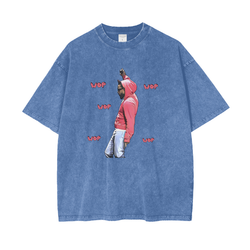 K Dot Wop Acid Wash Oversize T-Shirt