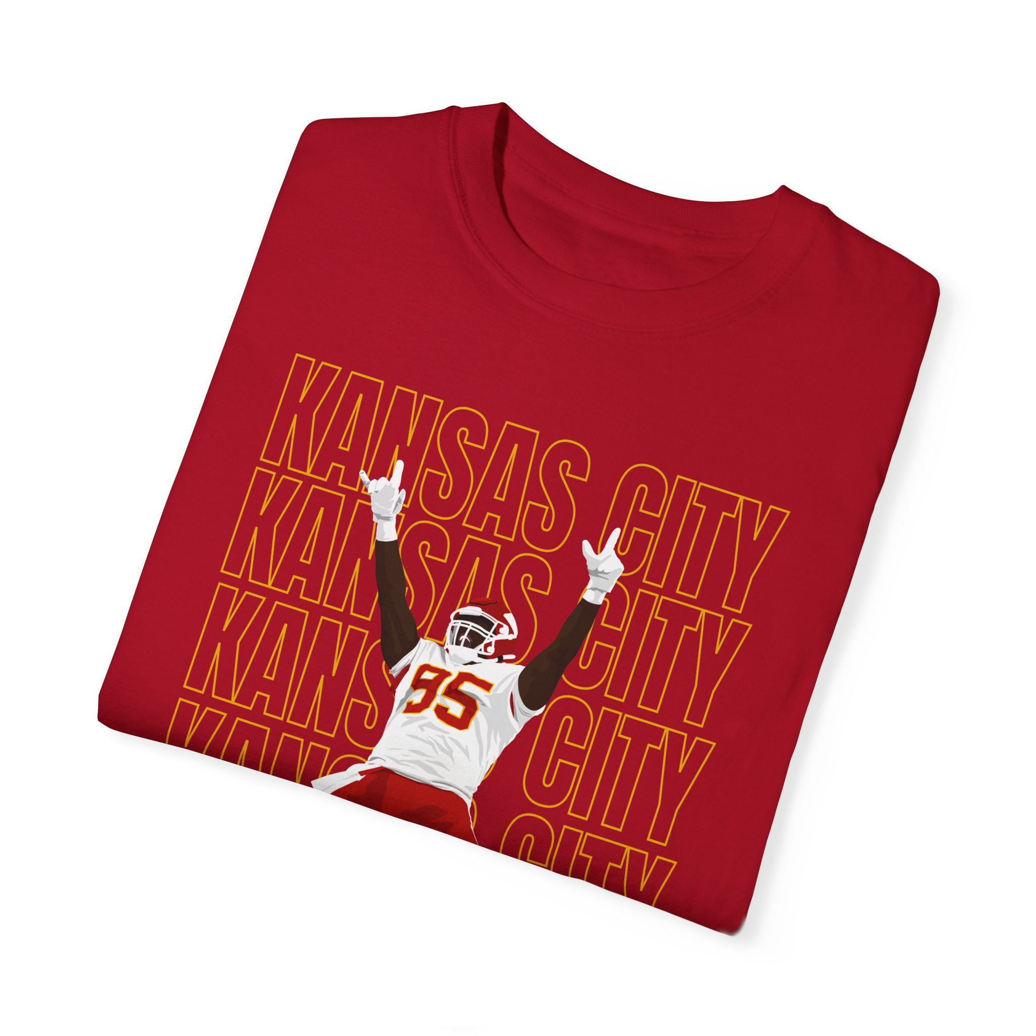 Kansas City Chris Jones Garment-Dyed T-Shirt