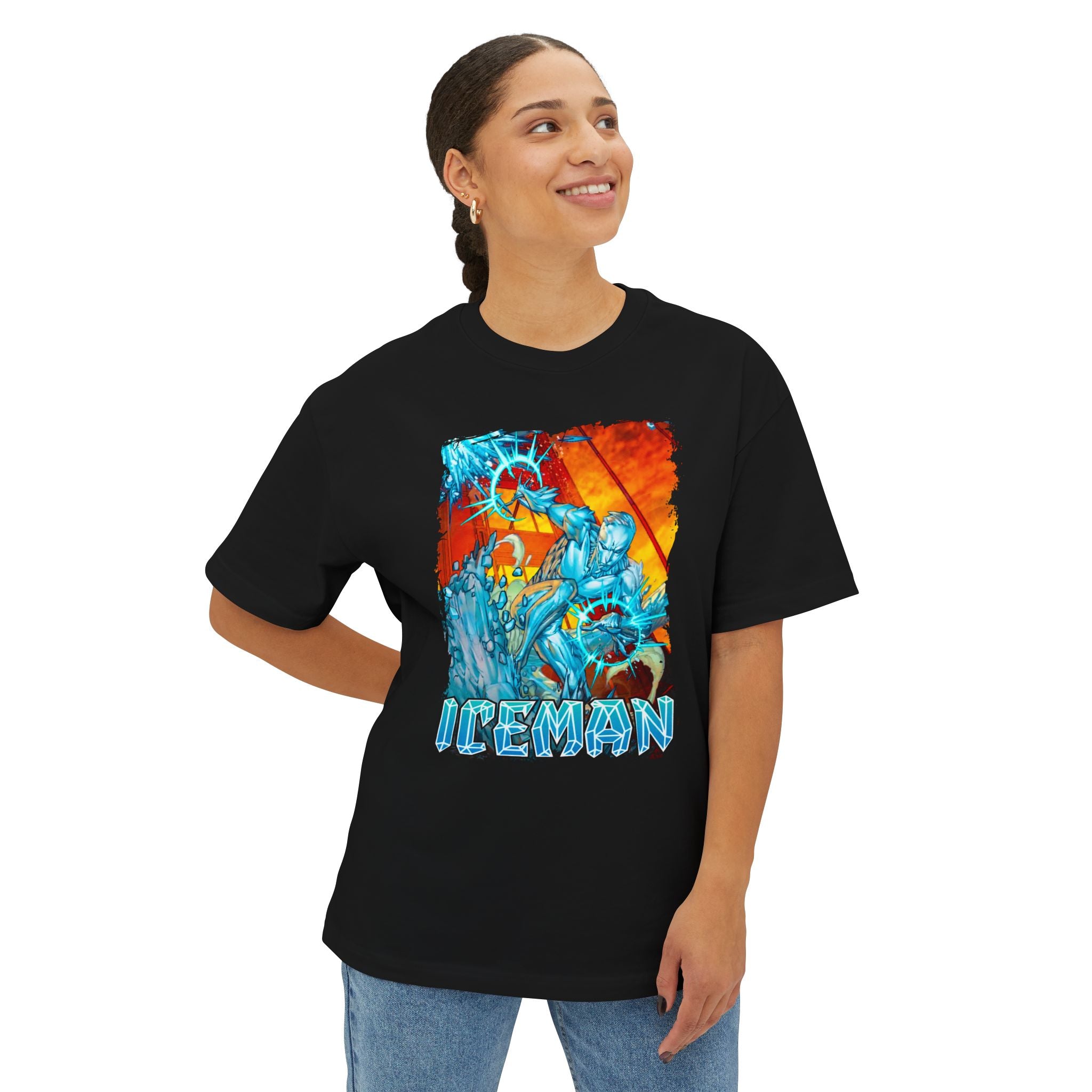 Unisex Oversized Boxy Iceman Tee