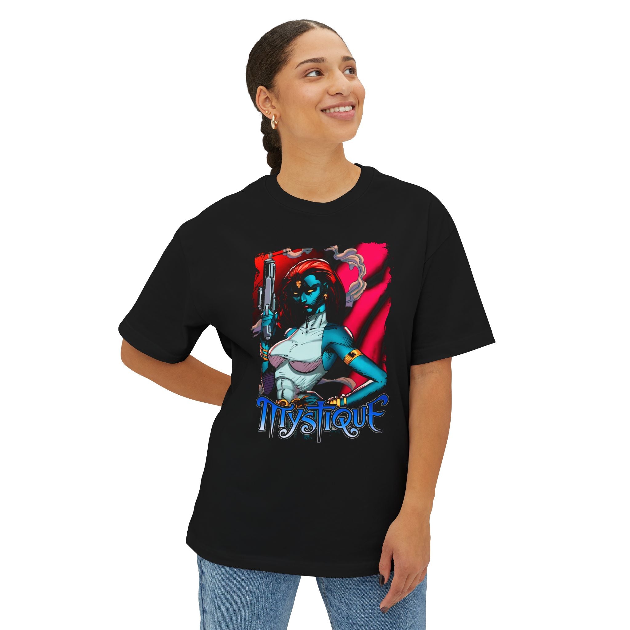 Mystique Graphic Unisex Oversized Boxy Tee