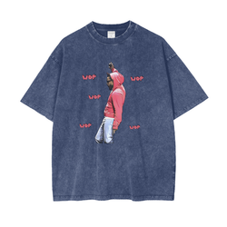 K Dot Wop Acid Wash Oversize T-Shirt