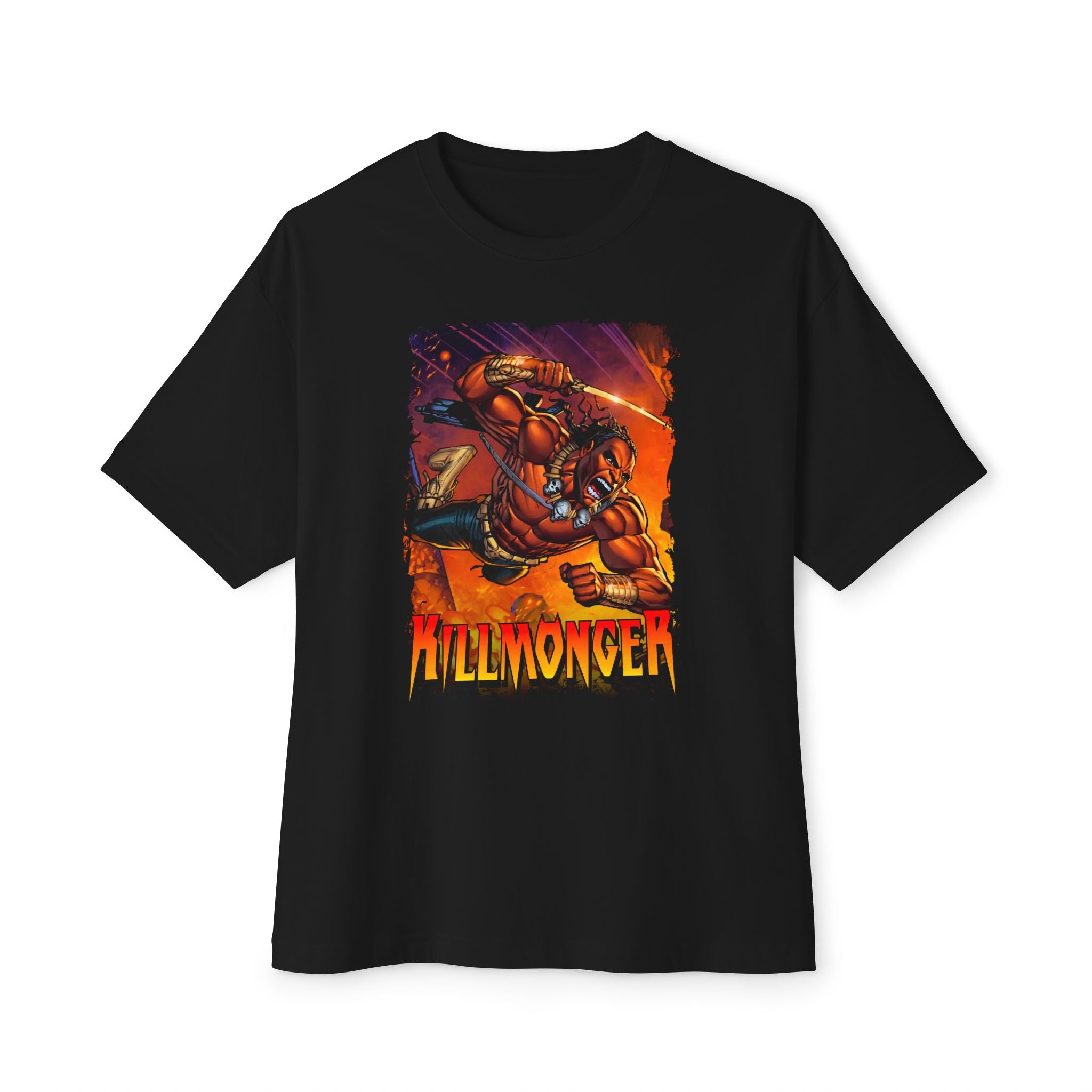 Oversized Boxy Killmonger Graphic Tee