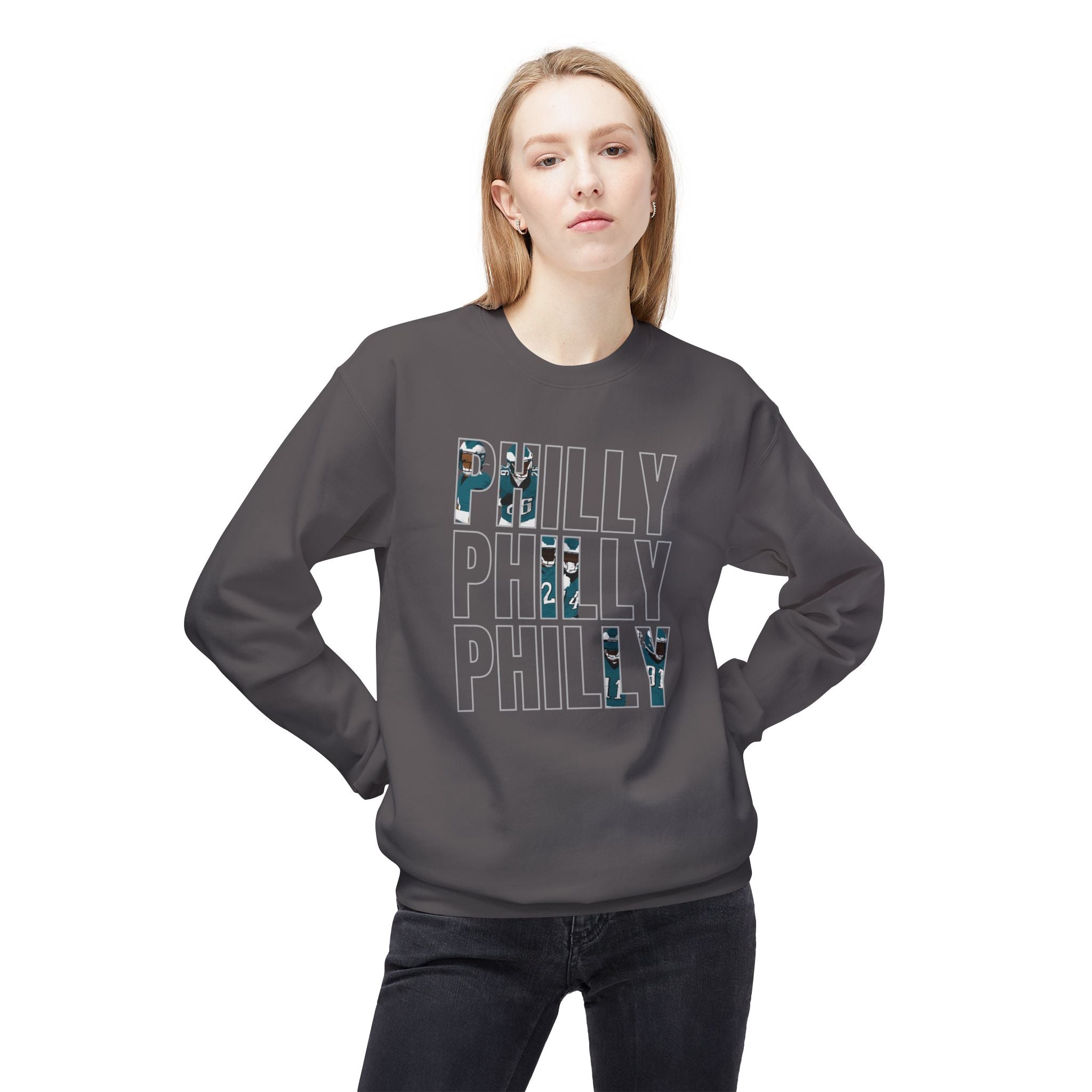 Philly Vibe Fleece Crewneck Sweatshirt