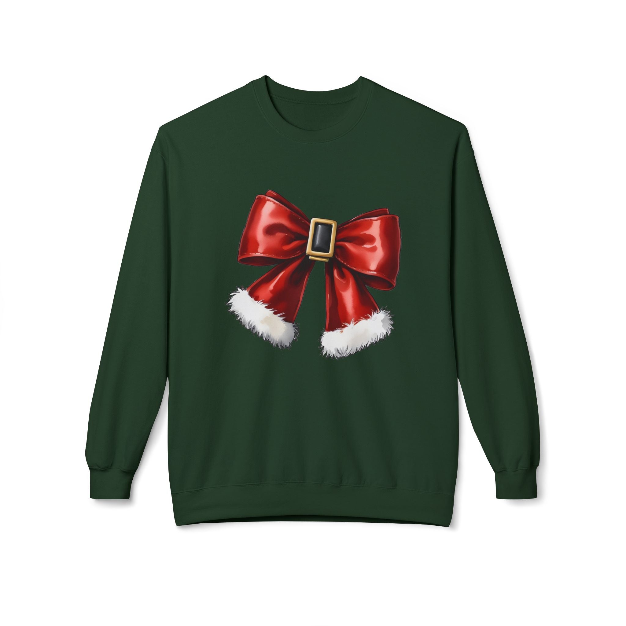 Festive Red Bow Sweatshirt