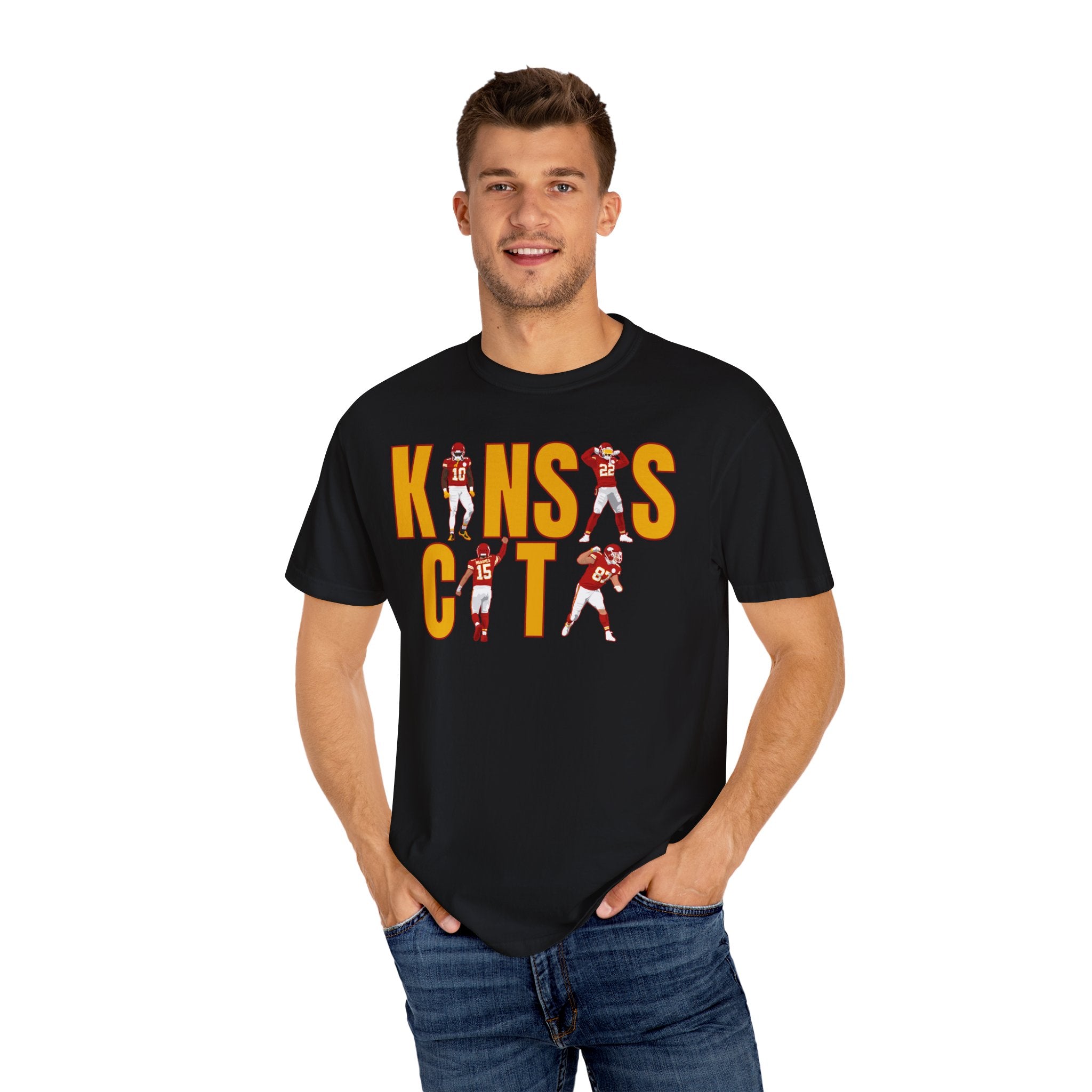 Kansas City Football Garment-Dyed T-Shirt