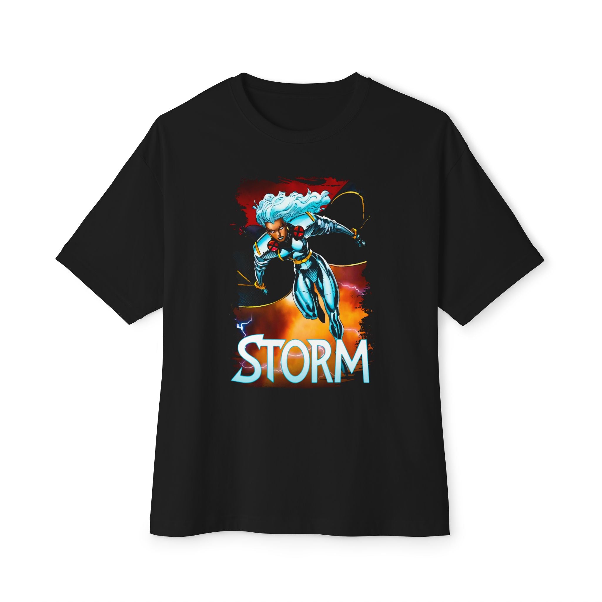 Oversized Boxy Storm Graphic Tee