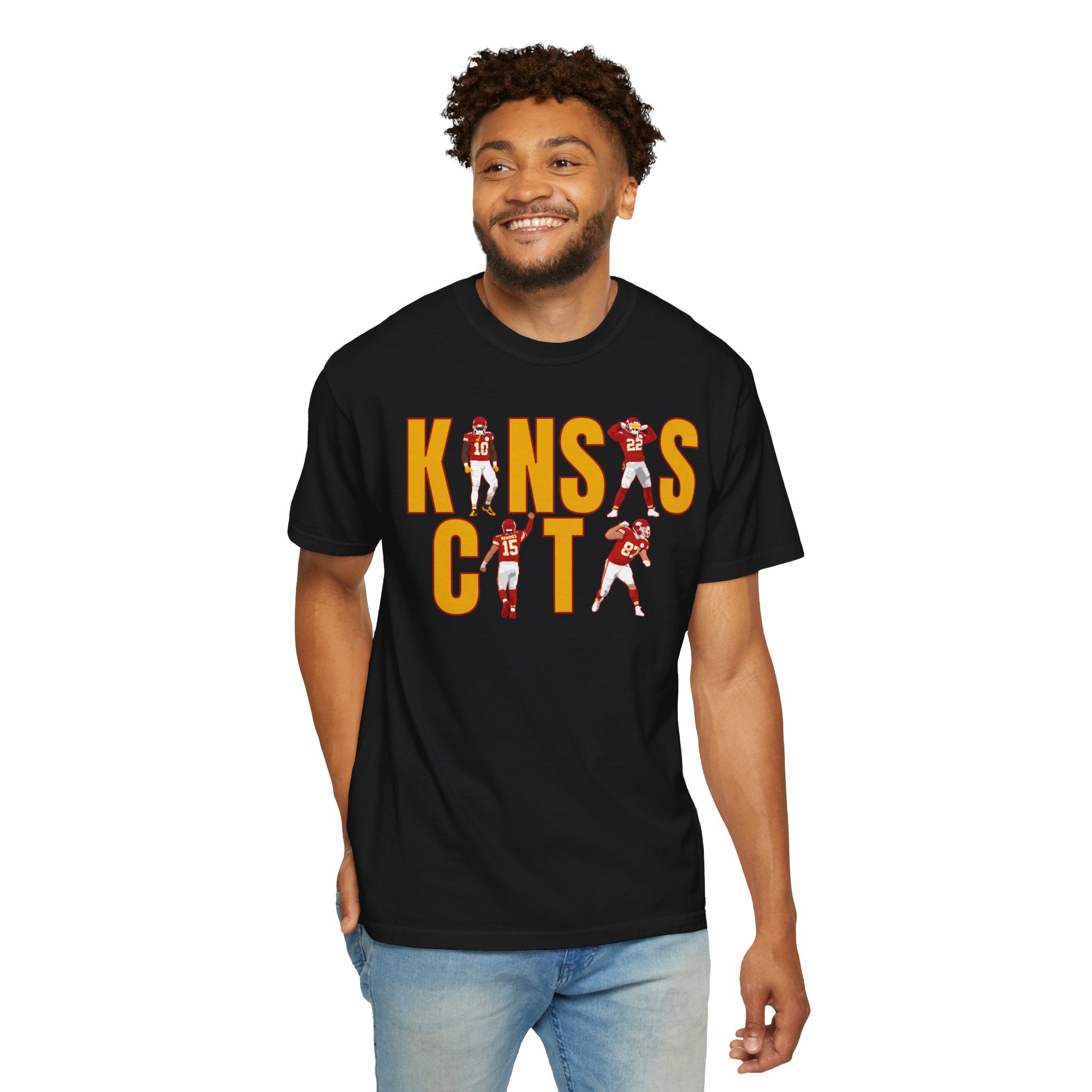 Kansas City Football Garment-Dyed T-Shirt