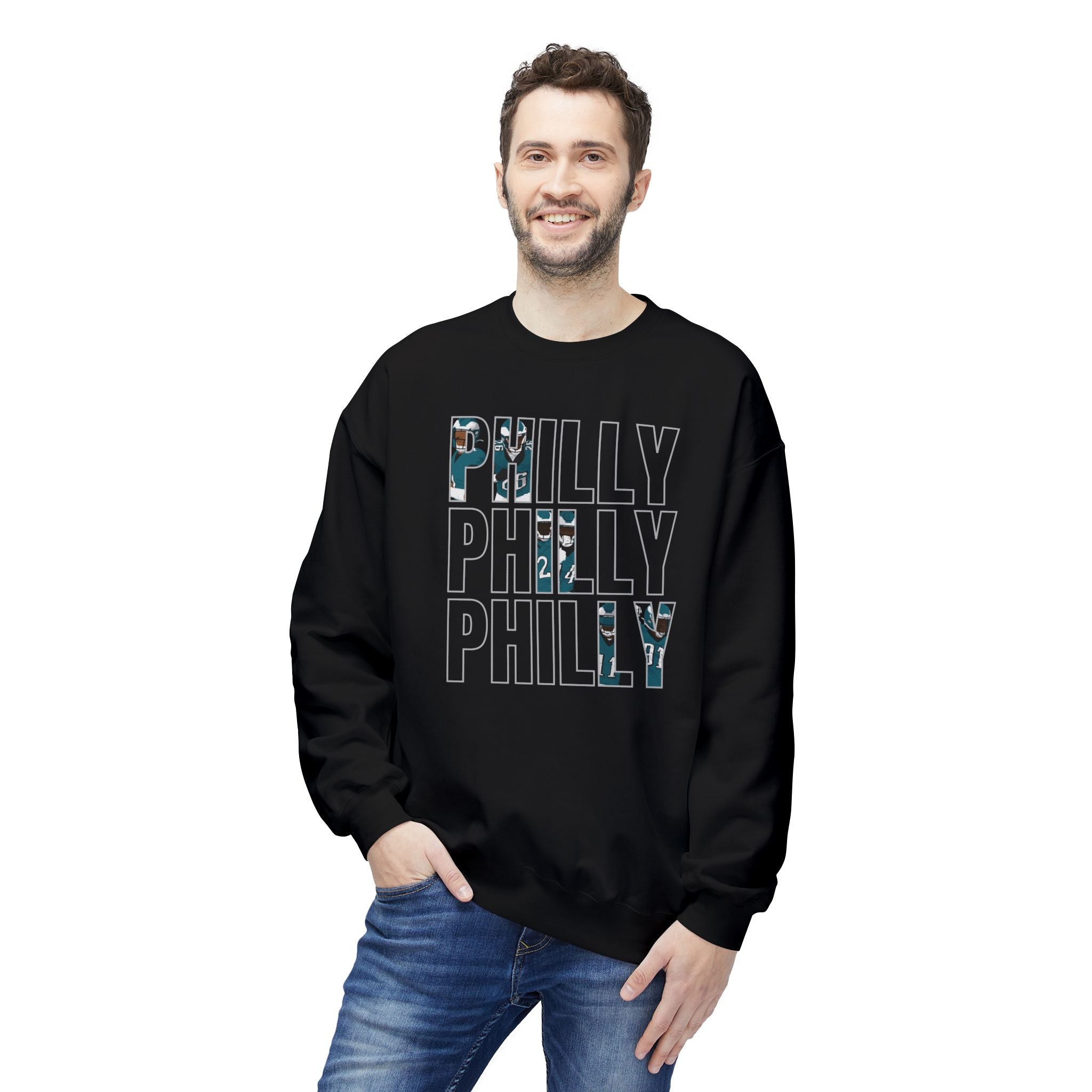 Philly Vibe Fleece Crewneck Sweatshirt