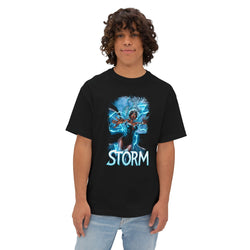 Oversized Boxy Storm Graphic Tee