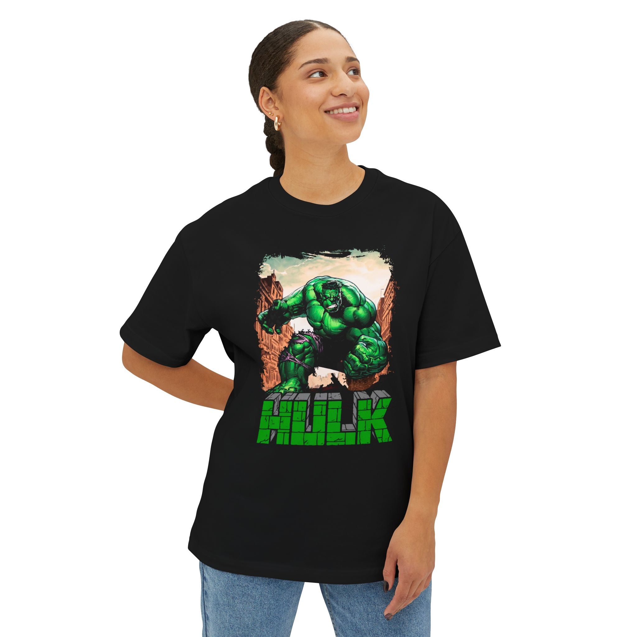 Hulk Comic Oversized Unisex Tee