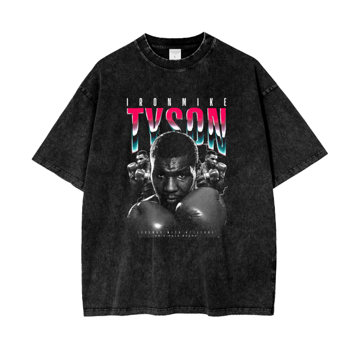 Iron Mike Acid Wash Oversize T-Shirt