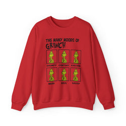 Whimsical Grinch Moods Sweatshirt