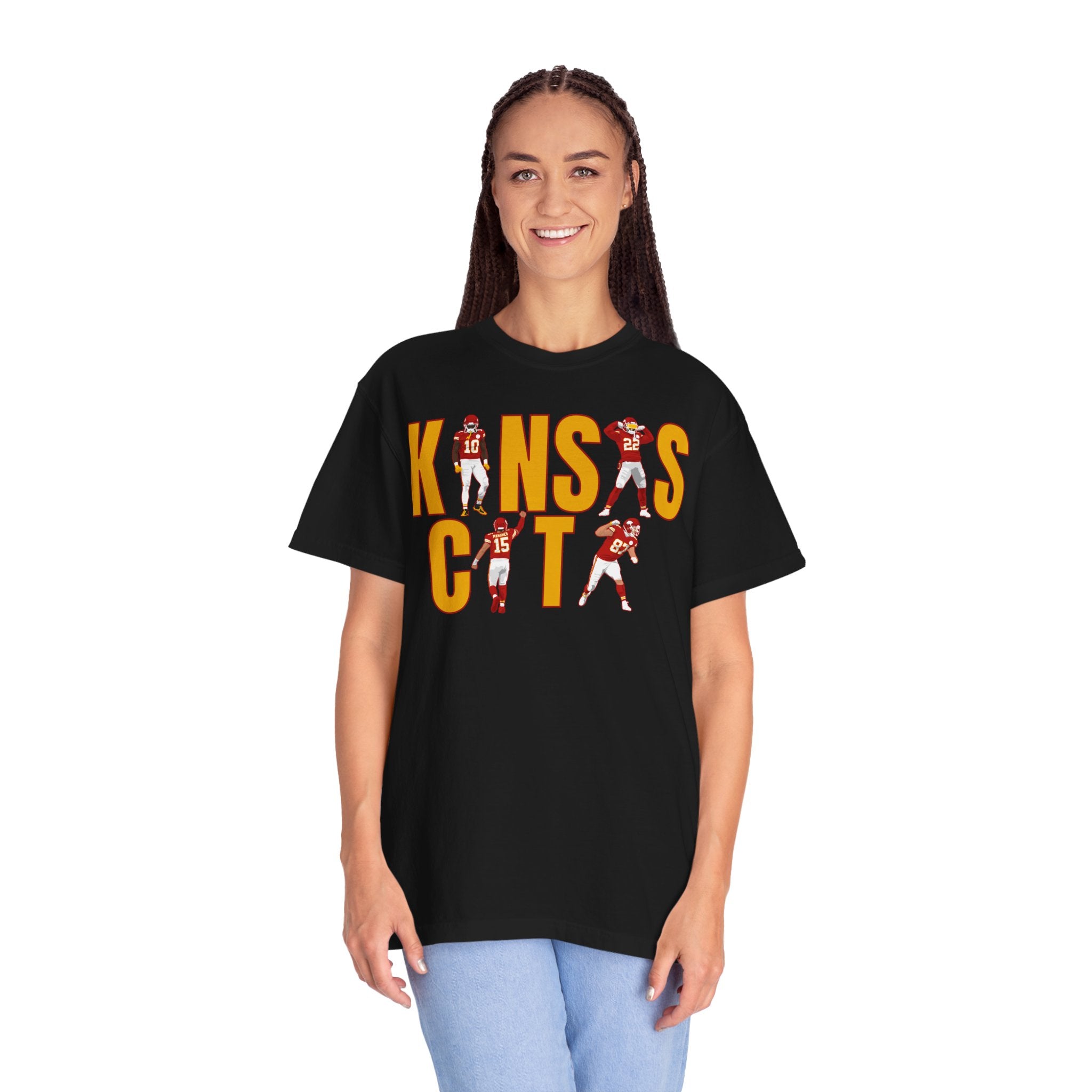 Kansas City Football Garment-Dyed T-Shirt