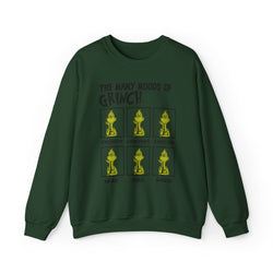 Whimsical Grinch Moods Sweatshirt