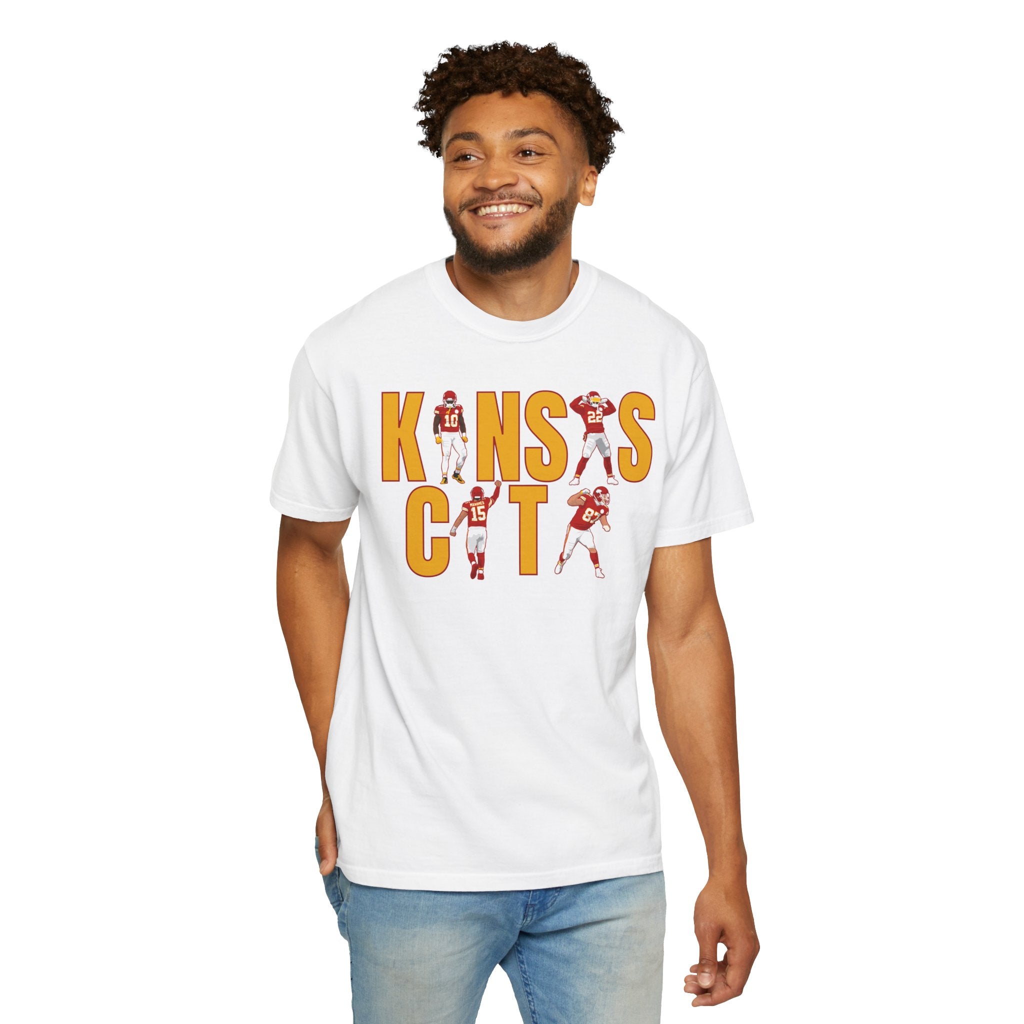 Kansas City Football Garment-Dyed T-Shirt
