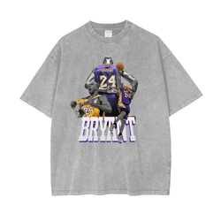 Kobe #24 Premium Acid Wash Oversize T-Shirt