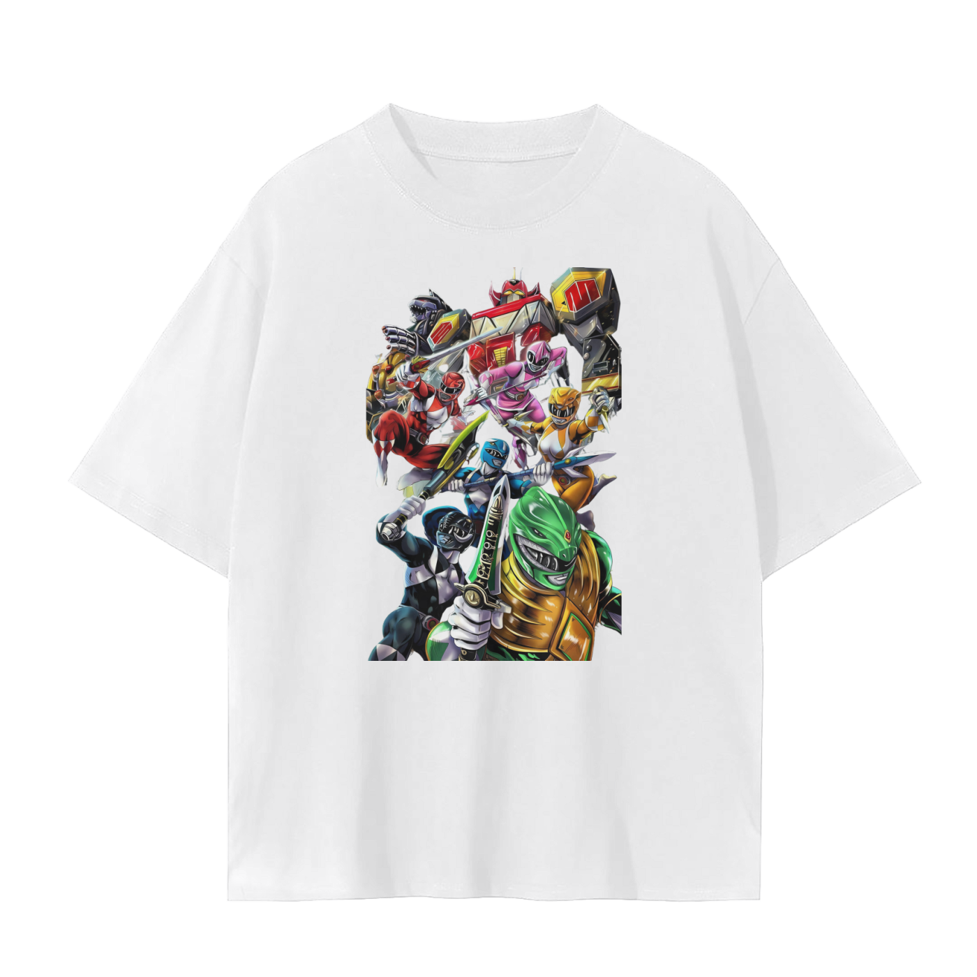 Mighty Morphin Power Rangers Seamless T-Shirt - 230 GSM