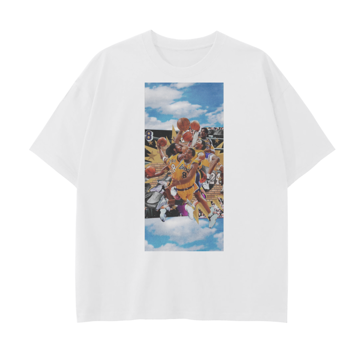 Kobe Head In The Clouds Drop Shoulder T-Shirt
