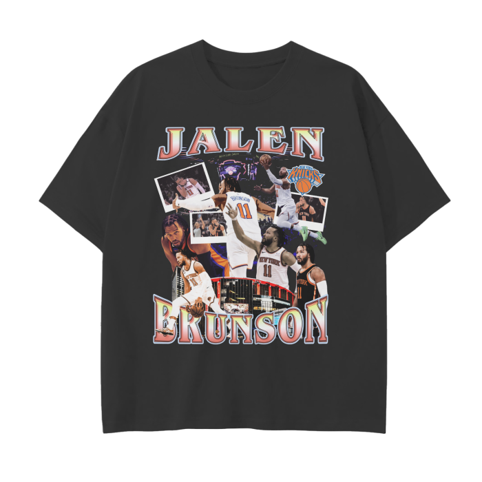 Jalen Brunson Premium Drop Shoulder T-Shirt